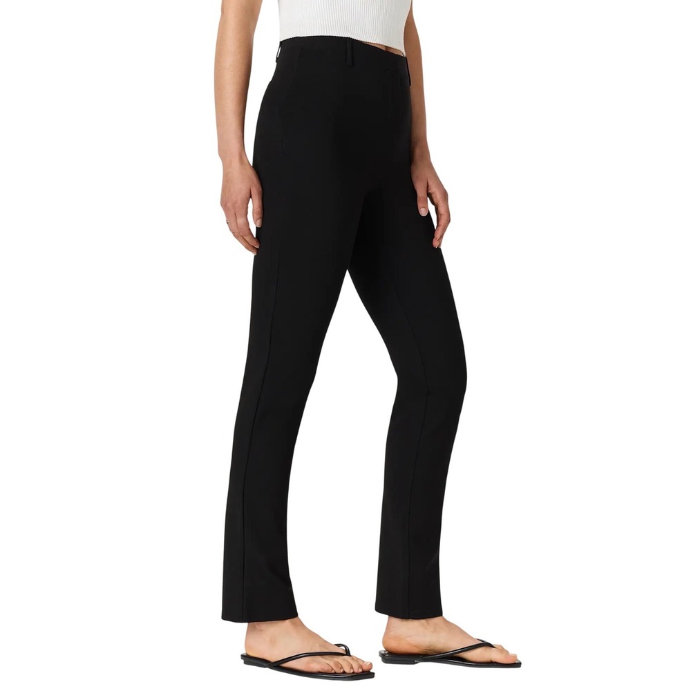 Quince Ultra-Stretch Ponte Straight Leg Pant Black XL Minimalist Work Office